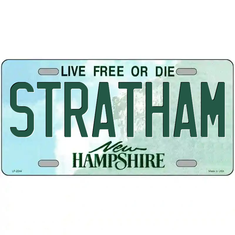 Stratham New Hampshire Metal Sign