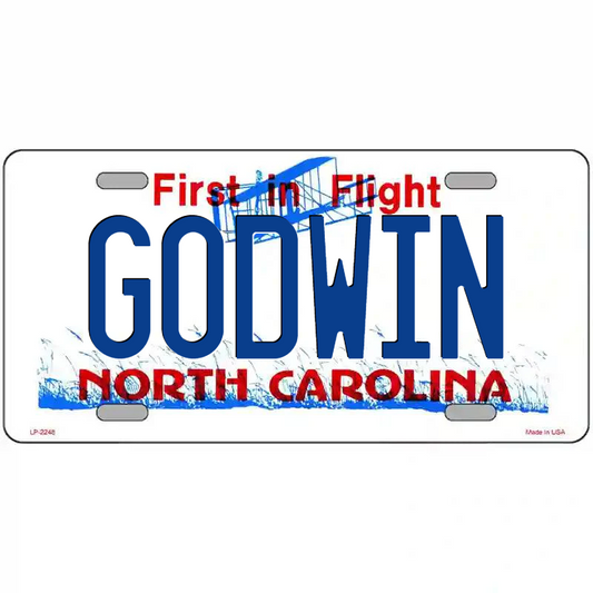 Godwin North Carolina Metal Sign