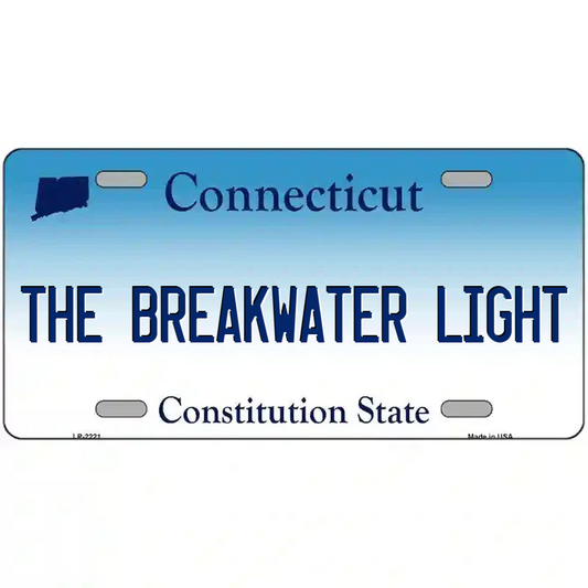 The Breakwater Lake Connecticut Metal Sign