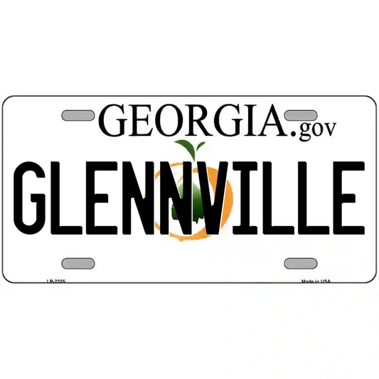Glennville Georgia Metal Sign