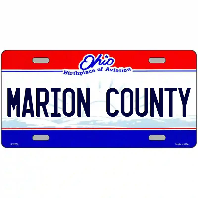 Marion County Ohio Metal Sign