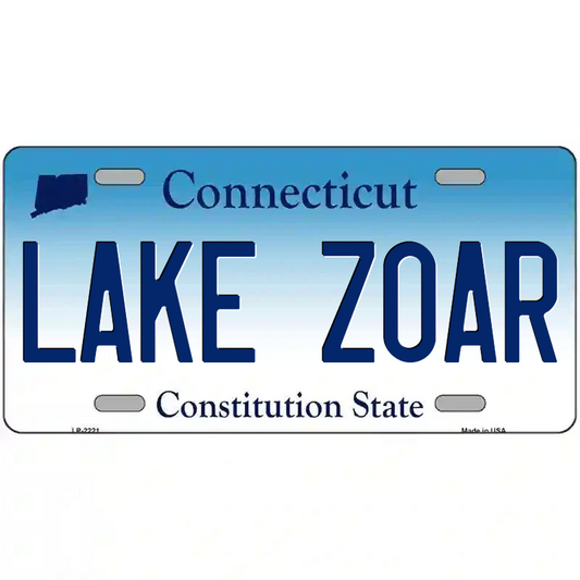 Lake Zoar Connecticut Metal Sign