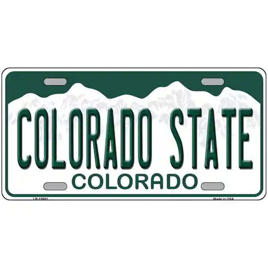 Colorado State Colorado Metal Sign