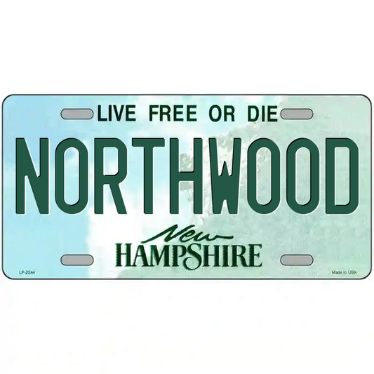 Northwood New Hampshire Metal Sign