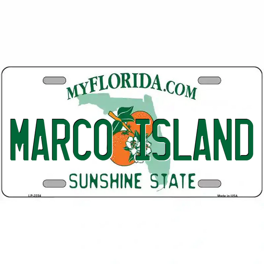 Marco Island Florida Metal Sign