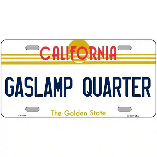 Gaslamp Quarter California Metal Sign