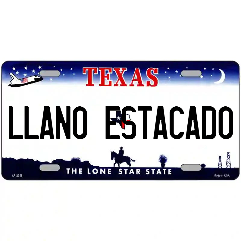 Llano Estacado Texas Metal Sign