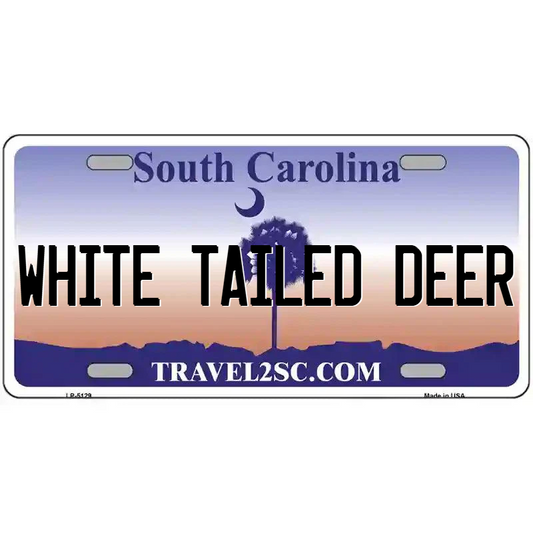 White-Tailed Deer South Carolina Metal Sign