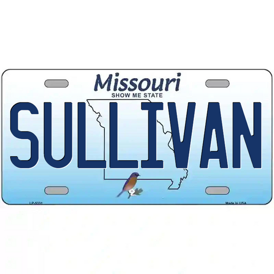 Sullivan Missouri Metal Sign