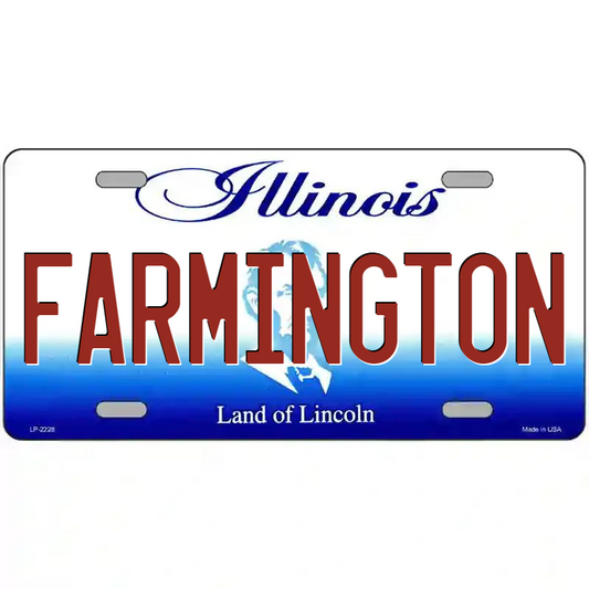 Farmington Illinois Metal Sign