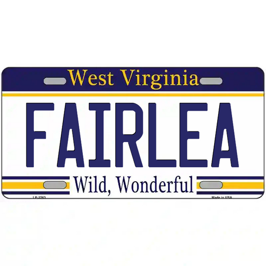 Fairlea West Virginia Metal Sign