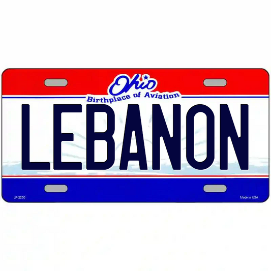 Lebanon Ohio Metal Sign