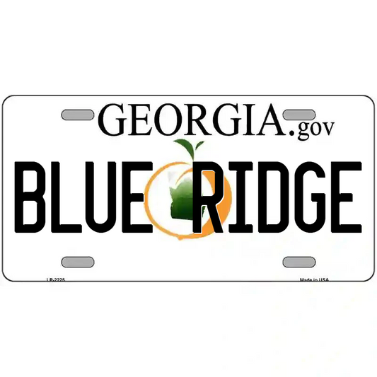Blue Ridge Georgia Metal Sign