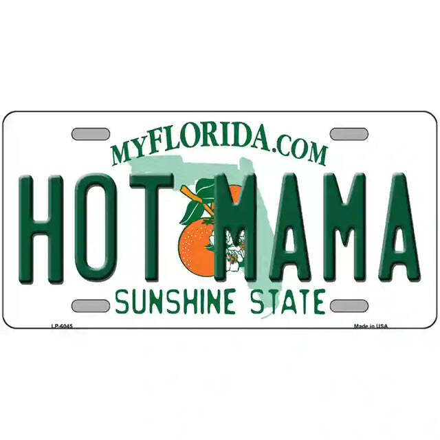 Hot Mama Florida Metal Sign