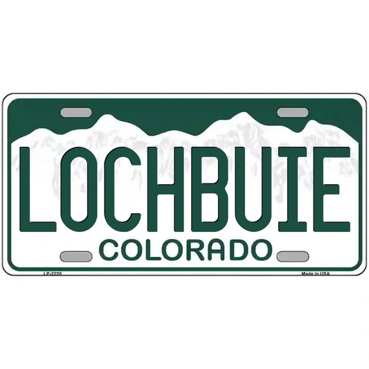 Louchbuie Colorado Metal Sign