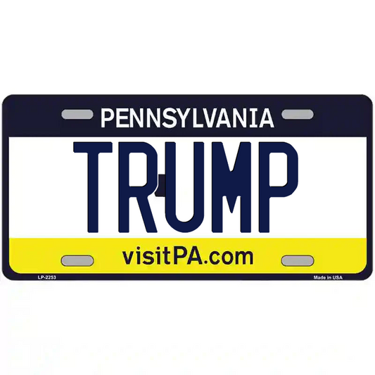 Trump Pennsylvania Metal Sign
