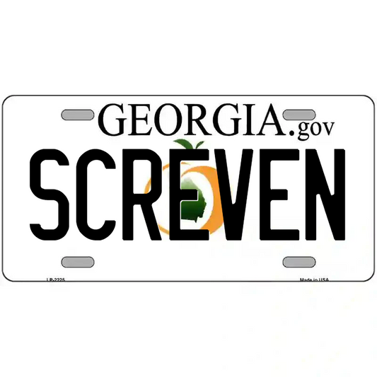 Screven Georgia Metal Sign