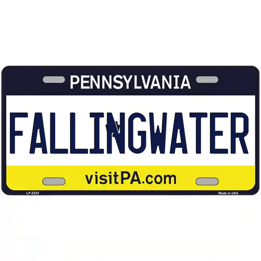 Fallingwater Pennsylvania Metal Sign