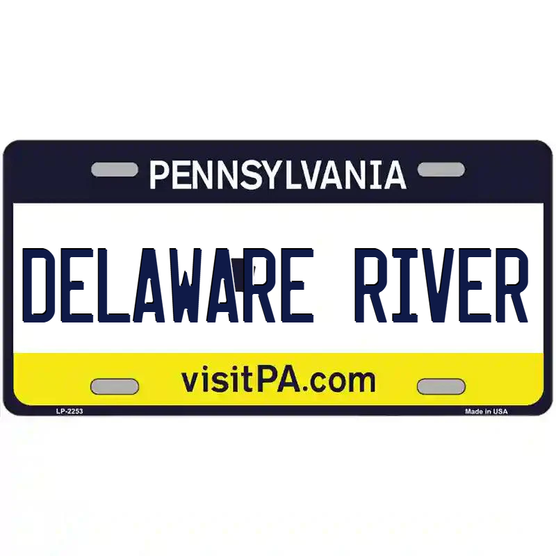Delaware River Pennsylvania Metal Sign