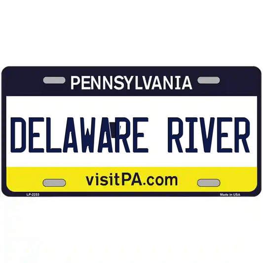 Delaware River Pennsylvania Metal Sign