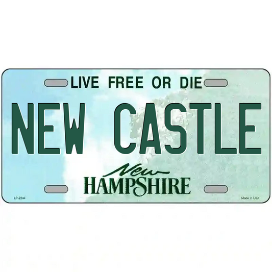 New Castle New Hampshire Metal Sign