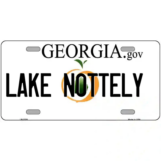 Lake Nottely Georgia Metal Sign