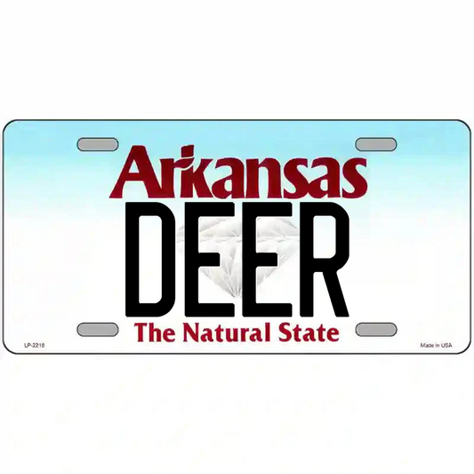 Deer Arkansas Metal Sign