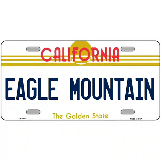 Eagle Mountain California Metal Sign