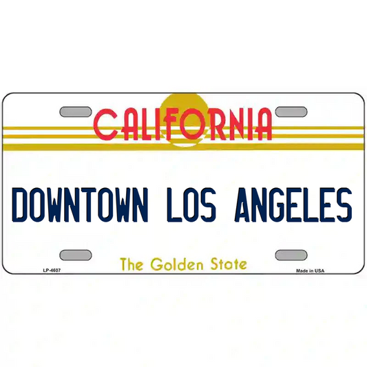 Downtown Los Angeles California Metal Sign
