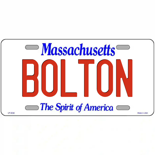 Bolton Massachusetts Metal Sign