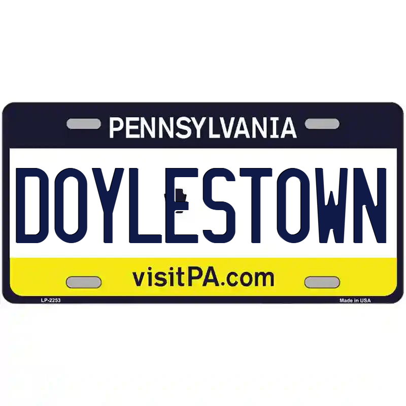 Doylestown Pennsylvania Metal Sign