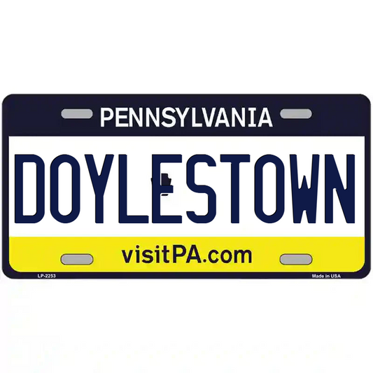 Doylestown Pennsylvania Metal Sign