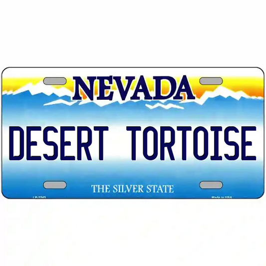 Desert Tortoise Nevada Metal Sign