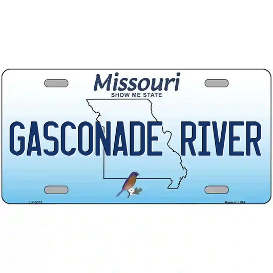 Gasconade River Missouri Metal Sign