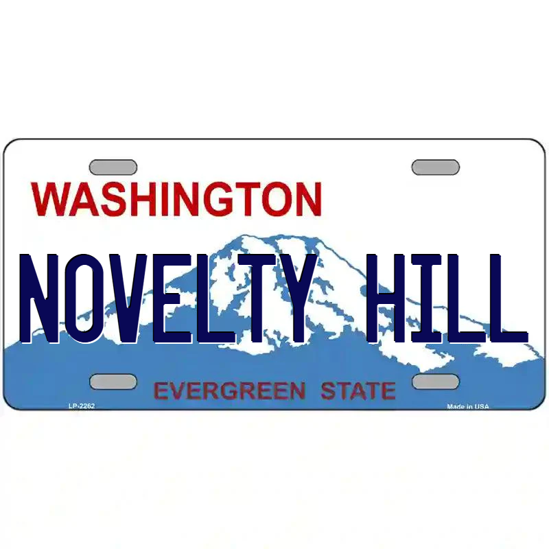 Novelty Hill Washington Metal Sign