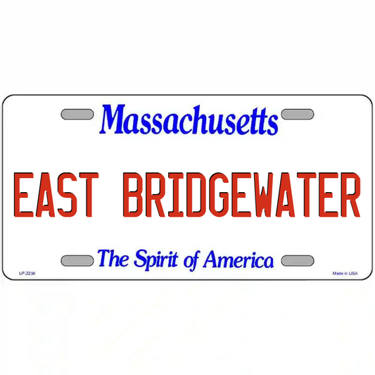 East Bridgewater Massachusetts Metal Sign