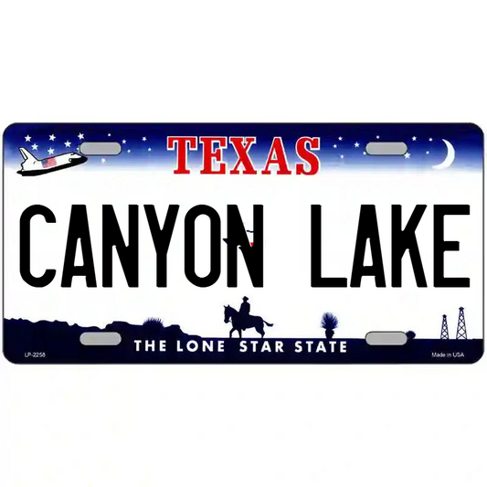 Canyon Lake Texas Metal Sign