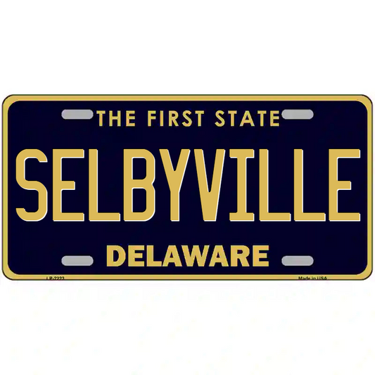 Selbyville Delaware Metal Sign
