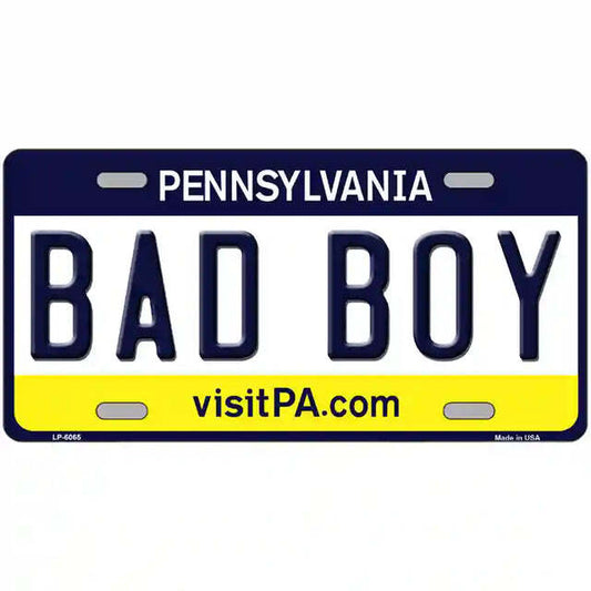 Bad Boy Pennsylvania Metal Sign