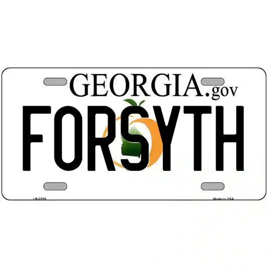Forsyth Georgia Metal Sign