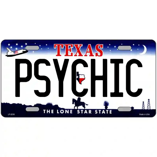 Psychic Texas Metal Sign