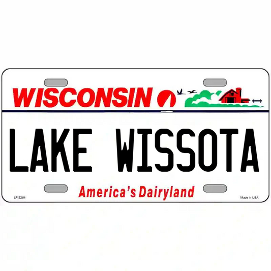 Lake Wissota Wisconsin Metal Sign
