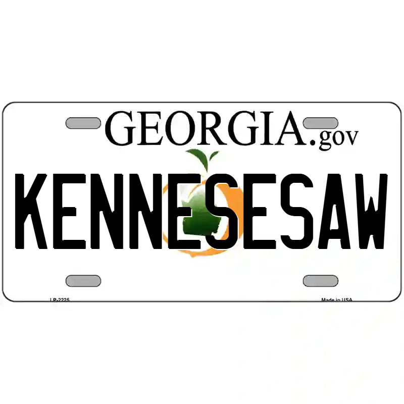 Kennesaw Georgia Metal Sign