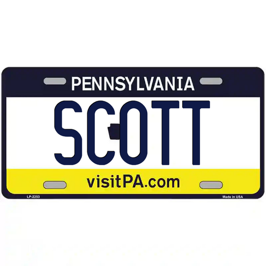 Scott Pennsylvania Metal Sign