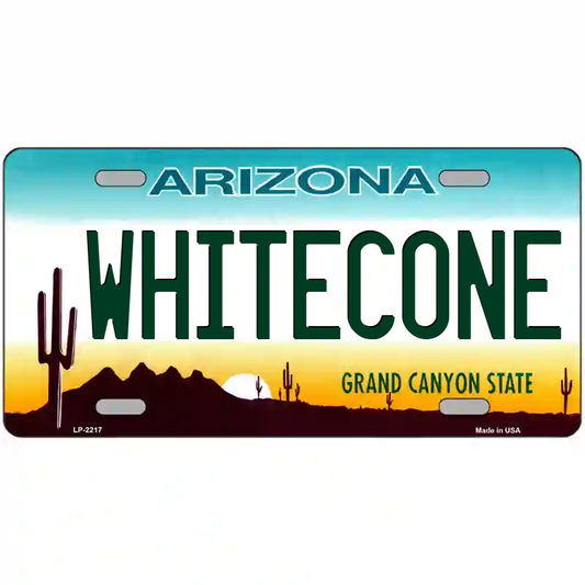Whitecone Arizona Metal Sign