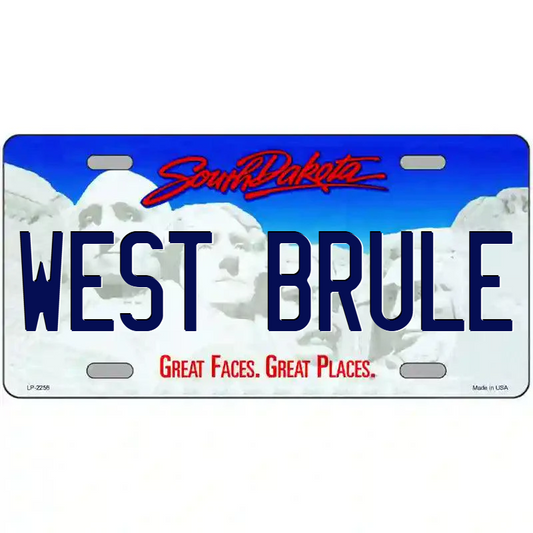 West Brule South Dakota Metal Sign