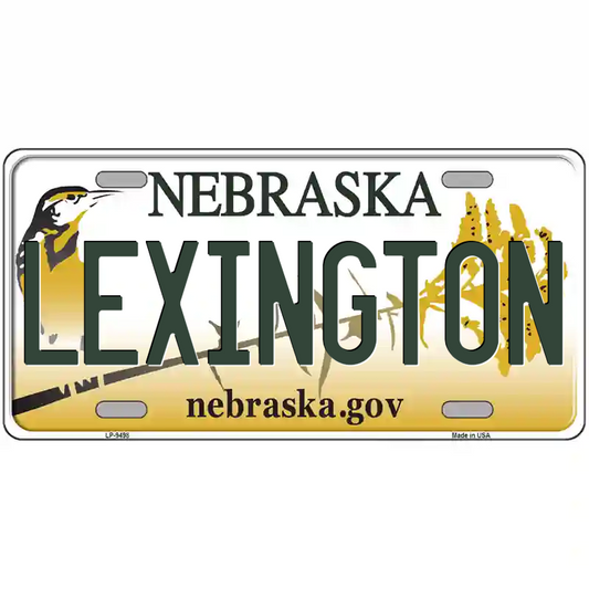 Lexington Nebraska Metal Sign