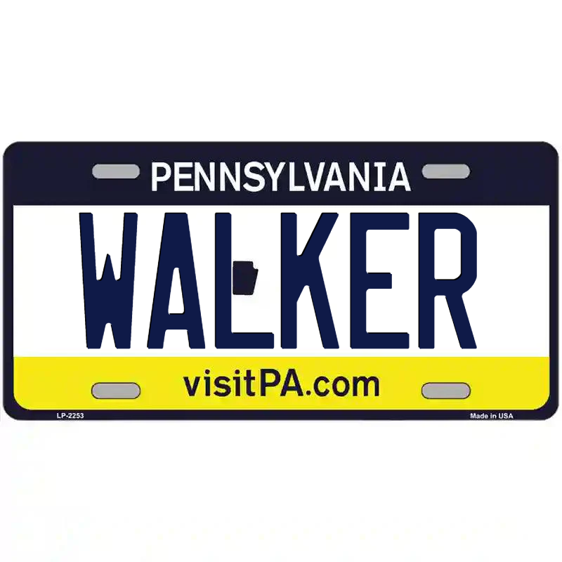 Walker Pennsylvania Metal Sign