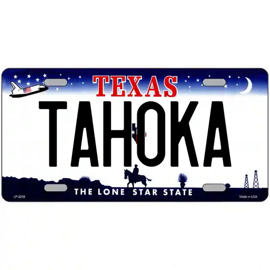 Tahoka Texas Metal Sign
