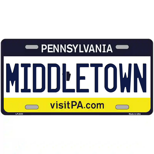 Middletown Pennsylvania Metal Sign